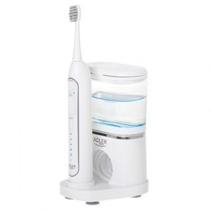 Adler | 2-in-1 Water Flossing Sonic Brush | AD 2180w | Rechargeable | For adults | Number of brush heads included 2 | Number of